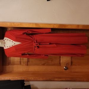 NWT Gorgeous Missguided Red Jumpsuit